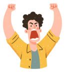 Cursing Illustration